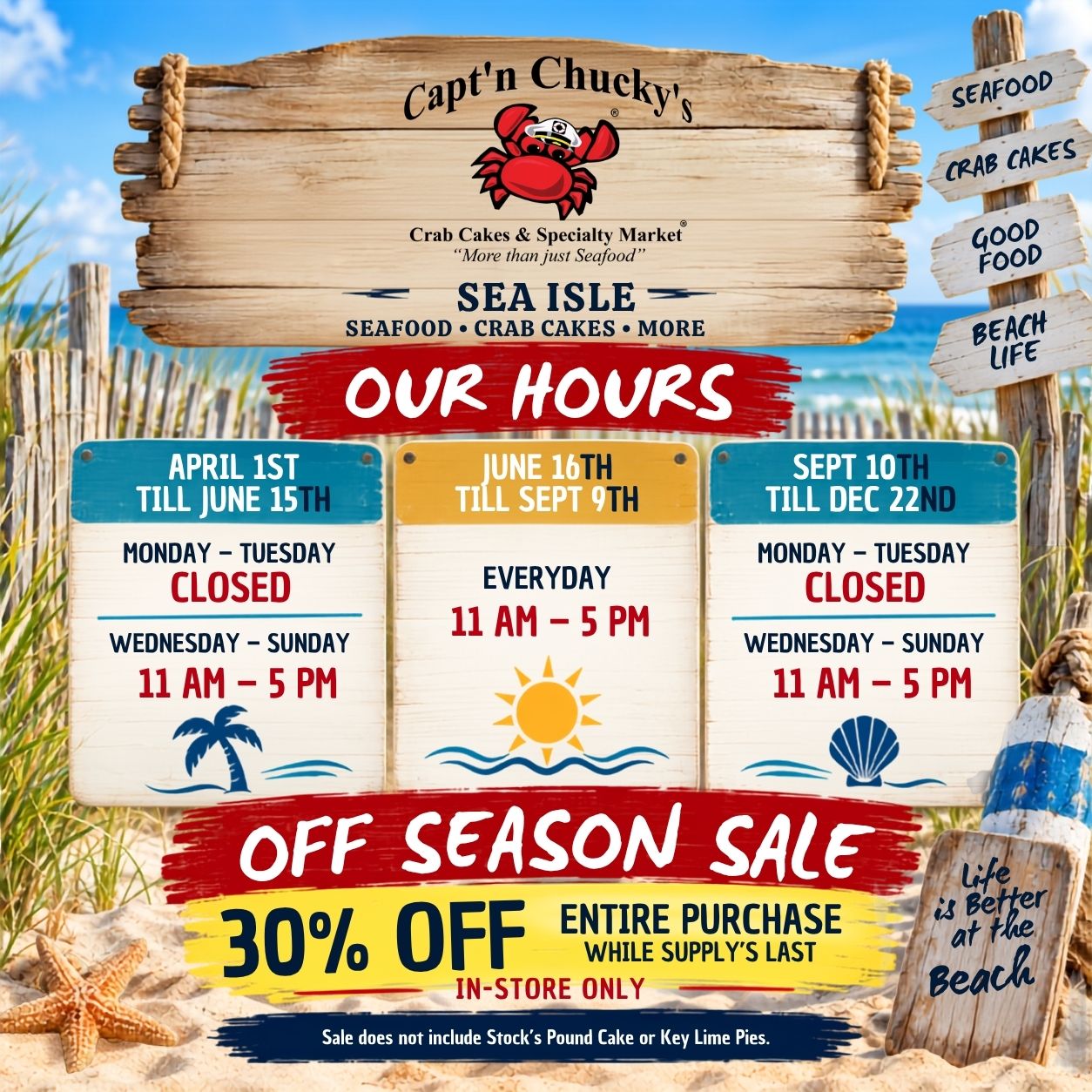 Sea isle hours